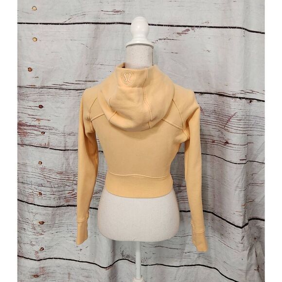 Lululemon Scuba Full Zip Cropped Hoodie Size  2 - Picture 4 of 7